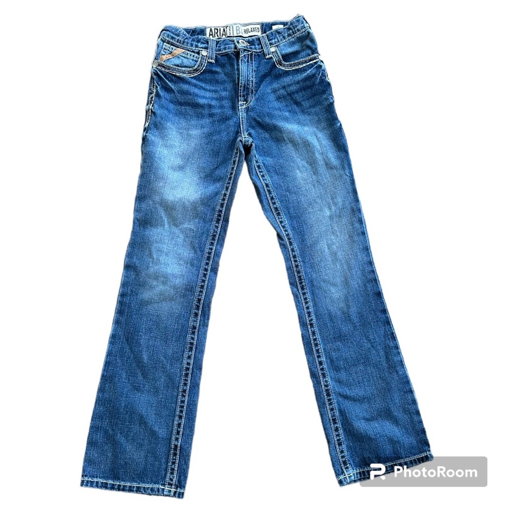 Boys Ariat B4 Relaxed Coltrane Boot Cut Jean, Kids Size 14